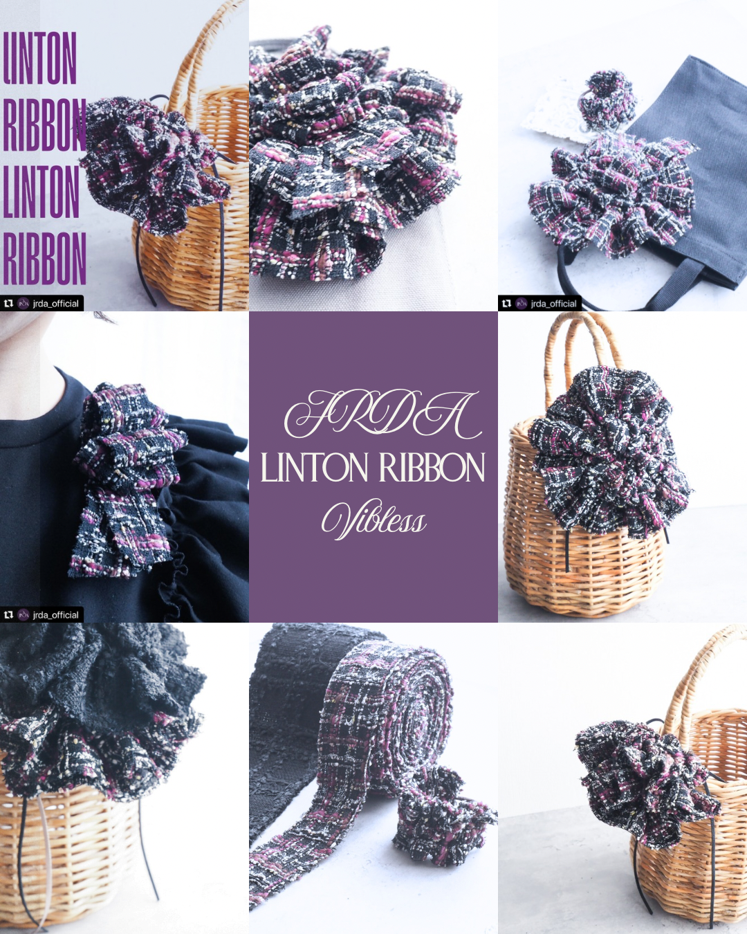 ☆【単】LintonRibbon Bag By JRDA